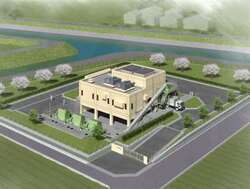 イラスト：半田川田ポンプ場完成イメージ図