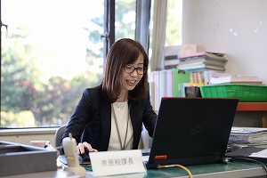 写真：仕事の様子