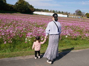写真：親子の様子