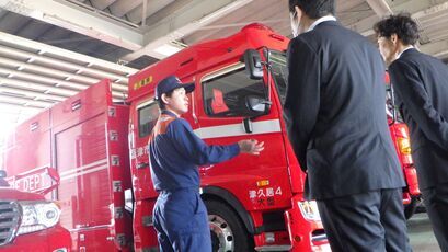 写真:消防