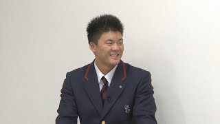 動画サムネイル：第49回市長対談　智辯学園高校3年生　前川 右京さん　令和4年1月1日