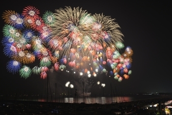 写真：津花火大会
