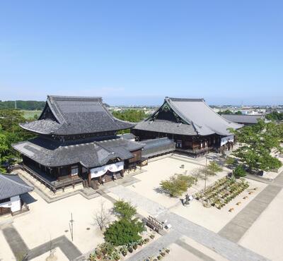 写真：高田本山専修寺・一身田寺内町地区