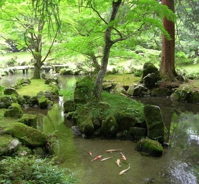 写真：北畠氏館跡庭園