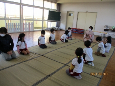 写真：お茶会の様子