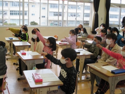 写真：就学前日本語教室