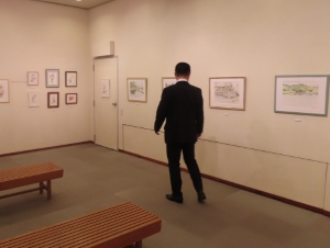 写真：真弓敏郎水彩画展