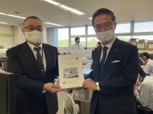 写真：県要望地籍整備課長