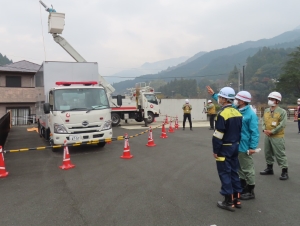 写真：中電訓練