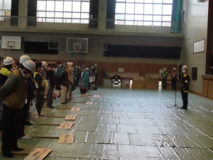 写真：総合防災訓練挨拶