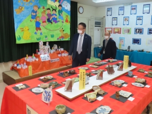 写真:さくら児童館作品展示