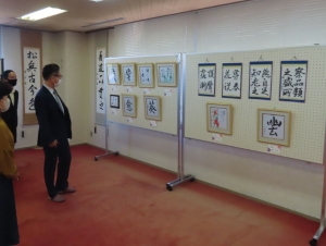 写真:中央市民館作品展示