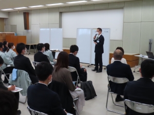 写真:新規採用職員研修