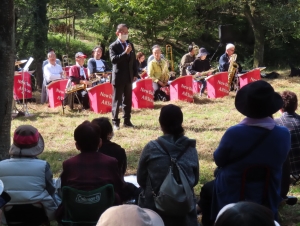 写真:里山ふれあいコンサート挨拶