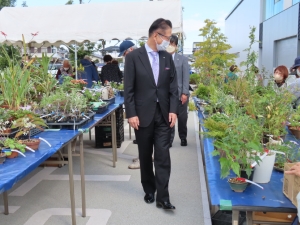 写真:被災地域文化祭山野草