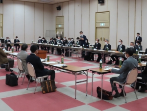 写真:三師会との意見交換会