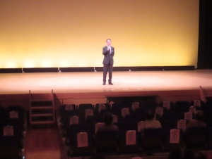 写真:芸能地域文化祭挨拶