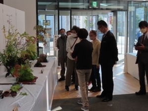 写真:久居地域文化祭生け花展