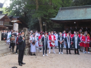 写真:津まつり八幡宮