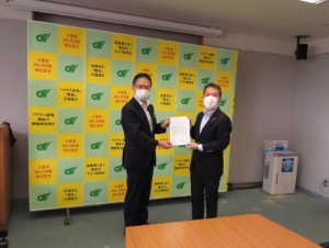 写真:県政要望一見知事