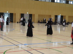写真:三重県少年剣道大会戦い