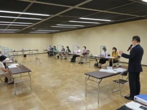 写真：文化振興審議会挨拶