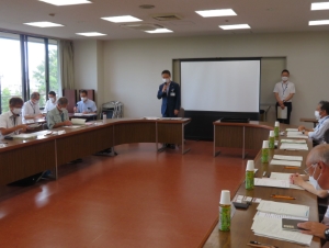 写真：空家委嘱式挨拶