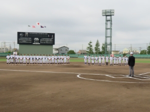 写真：高校野球挨拶