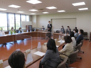 写真：津市健康づくり推進懇話会委員委嘱式1