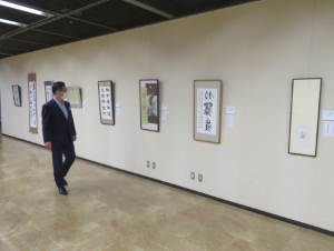 写真:書道展