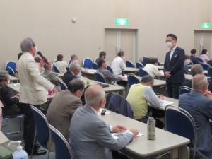 写真:第12期ふれあいカレッジ開講式 講話2