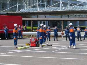 写真:消防夏期訓練4