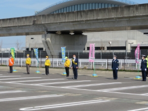 写真：春の全国交通安全運動出発式 市長