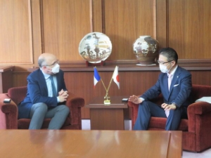 写真：在京都フランス総領事