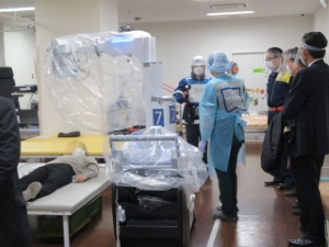 写真:三重大学病院防災訓練2