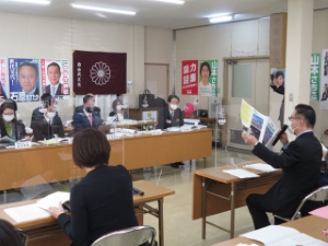 写真：自民党三重県連への要望4