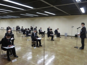 写真：第117回新型コロナウイルス感染症対策本部会議