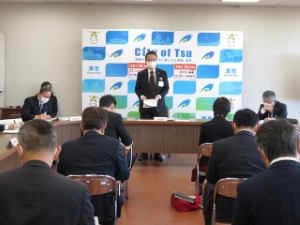 写真：第115回新型コロナウイルス感染症対策本部会議