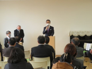 写真：一身田地区避難架橋設置に係る感謝状贈呈式