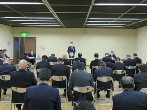 写真：新型コロナウイルス感染症対策本部会議