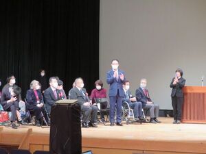 写真：三重県障がい者芸術文化祭表彰式1