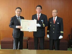 写真：森貴司 津市消防団副団長