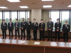 写真：新型コロナウイルスワクチン接種推進室辞令交付