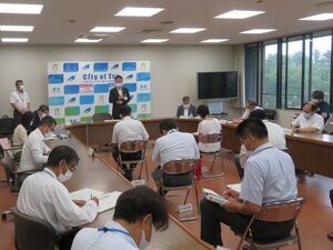 写真:第108回新型コロナウイルス感染症対策本部会議