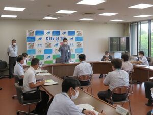 写真：第106回新型コロナウイルス感染症対策本部会議