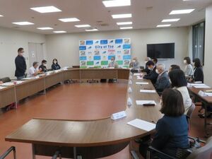 写真：私立幼稚園・認定こども園協会との懇談会