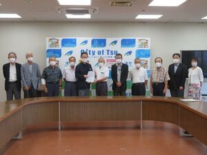 写真：河芸町島崎町線建設促進協議会