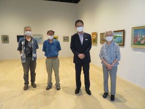 写真：第13回久居洋画協会「小品展」ふるさとをみつめて