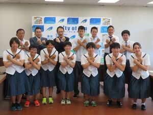 写真：インターハイ出場津商業