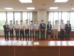 写真:新型コロナウイルスワクチン接種推進室辞令交付式2